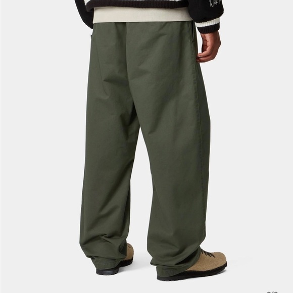 New With Tags Carhartt WIP Men's Olive Green Pants - Picture 4 of 5